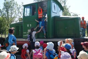 "mit Bus und Bahn zum Picknick"