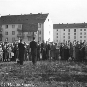 Der erste Spatenstich von St. Matthäus