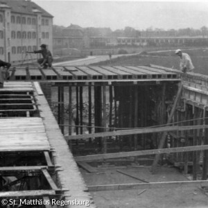 Das Betonieren der Decke