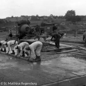 Das Betonieren der Decke