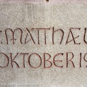 Der Grundstein von St. Matthäus